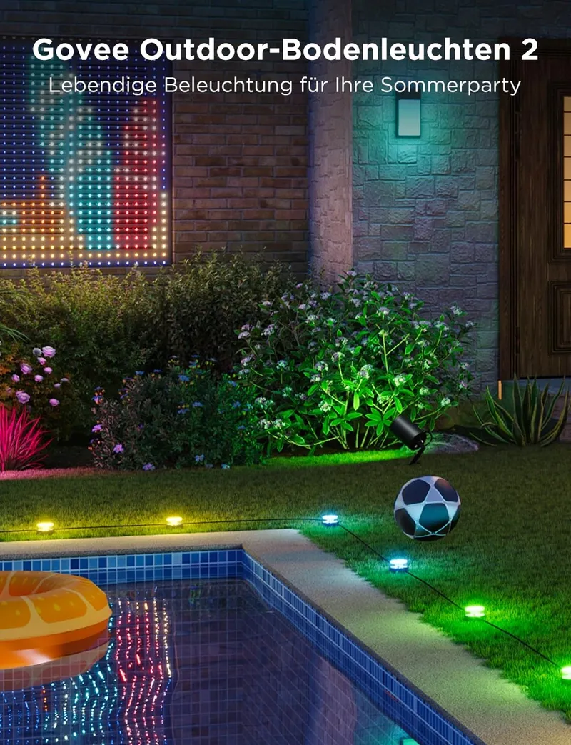 GOVEE Padverlichting Buiten IP67 RGBIC App-Bediening 15M — foto 4
