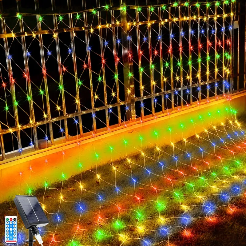 GHONLZIN Solar Lichtnet 8 Standen Waterdicht 1,5M — foto 1