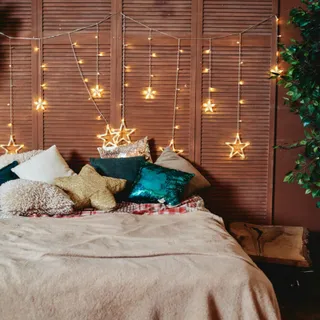 Lichtketting Gordijn Sterren Decoratief 138 LED 25m — miniatuur 7