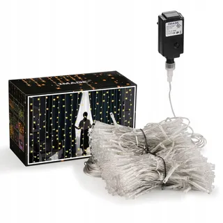 IMAGE LED Lichtgordijn 6x3m 600 LED 8 Modi Decoratie — miniatuur 7