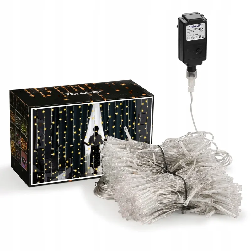 IMAGE LED Lichtgordijn 6x3m 600 LED 8 Modi Decoratie — foto 7