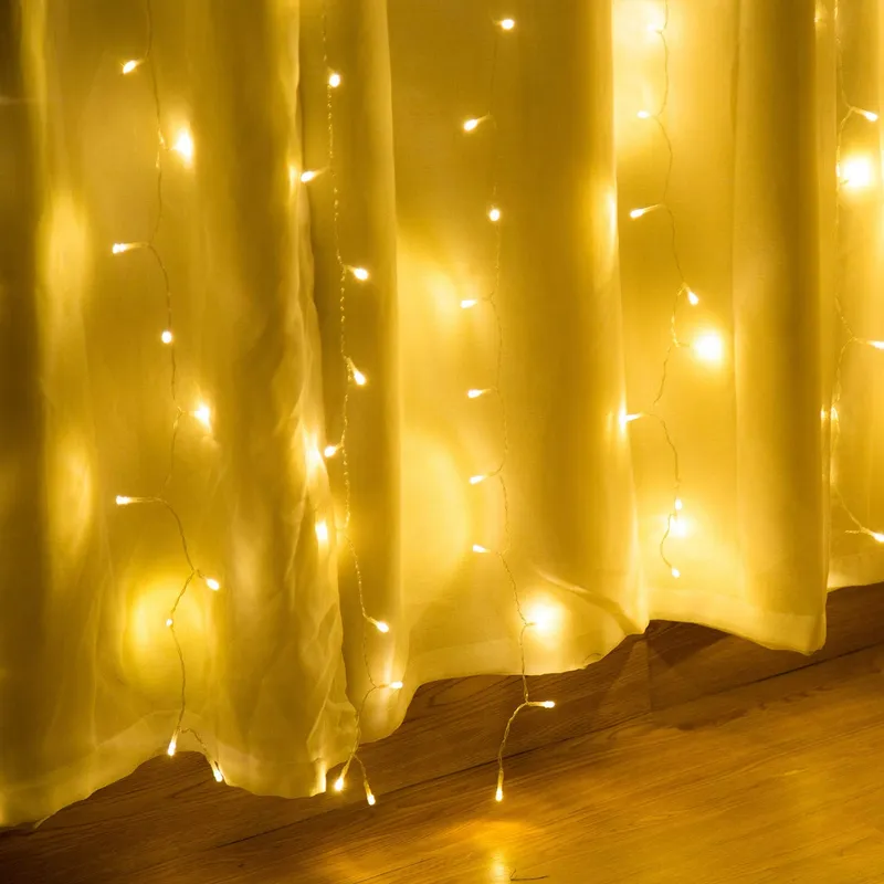 IMAGE LED Lichtgordijn 6x3m 600 LED 8 Modi Decoratie — foto 4