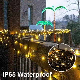 BOWFAR LED Lichtketting Waterdicht 20M 200 LED Afstandsbediening — miniatuur 5
