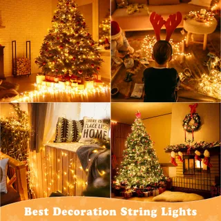 ELEGEAR Kerstverlichting Waterdicht 10M 100 LED IP44 8 Modi — miniatuur 8