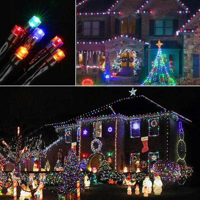 QEDERTEK LED Lichtketting 20M Batterij 8 Modi Waterdicht — foto 3