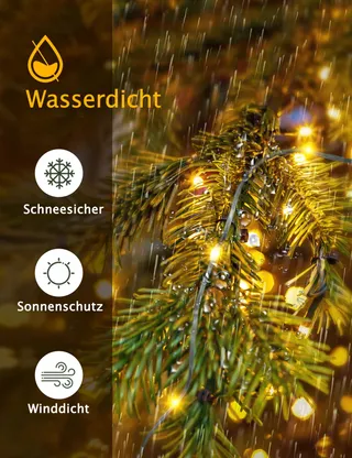 GYLEFY Kerstboomverlichting 480 LED IP65 Timer 8 Standen — miniatuur 2