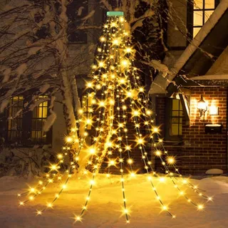 GYLEFY Kerstboomverlichting 480 LED IP65 Timer 8 Standen — miniatuur 9