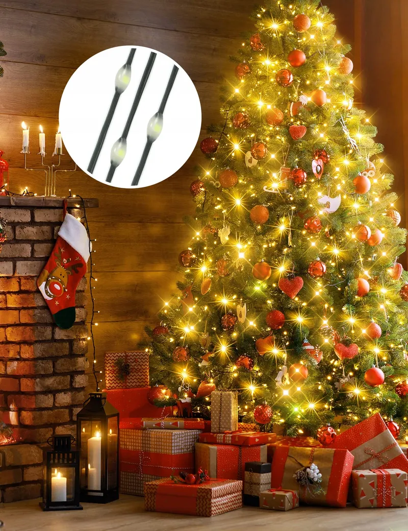 GYLEFY Kerstboomverlichting 480 LED IP65 Timer 8 Standen — foto 5