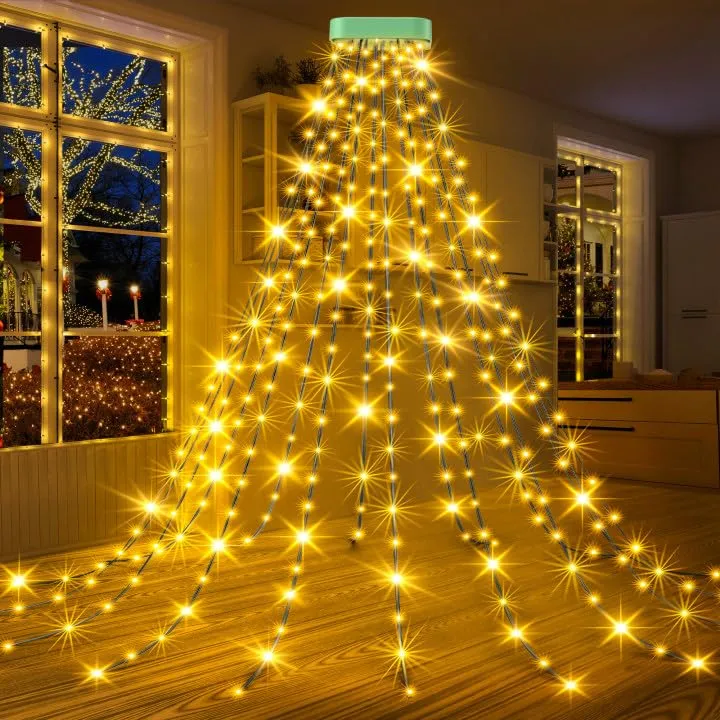 GYLEFY Kerstboomverlichting 480 LED IP65 Timer 8 Standen — foto 1