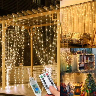 GYLEFY Kerstboomverlichting 480 LED IP65 Timer 8 Standen — miniatuur 10