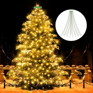 GYLEFY Kerstboomverlichting 480 LED IP65 Timer 8 Standen — miniatuur 8