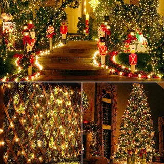 BRIZLABS Kerstverlichting Waterdicht 100M 1000LED Warm Wit — miniatuur 5