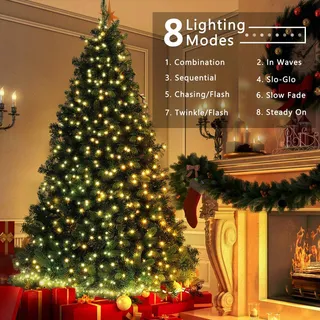 BRIZLABS Kerstverlichting Waterdicht 100M 1000LED Warm Wit — miniatuur 2