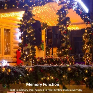 BRIZLABS Kerstverlichting Waterdicht 100M 1000LED Warm Wit — miniatuur 3
