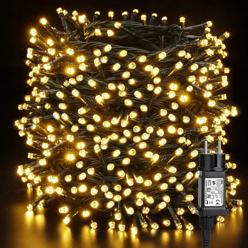 BRIZLABS Kerstverlichting Waterdicht 100M 1000LED Warm Wit — foto 1