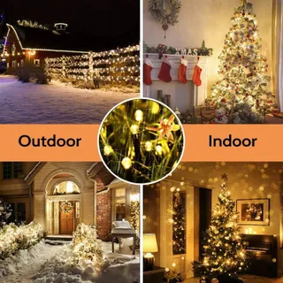 BRIZLABS Kerstverlichting Waterdicht 100M 1000LED Warm Wit — miniatuur 6