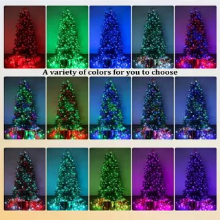 JOOMER Waterdichte Lichtketting Kleurrijk 100LED 10M USB — miniatuur 2