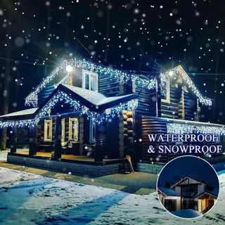 ERWAWEE Solar Lichtgordijn Buiten 8 Modi Waterdicht 7M — miniatuur 10
