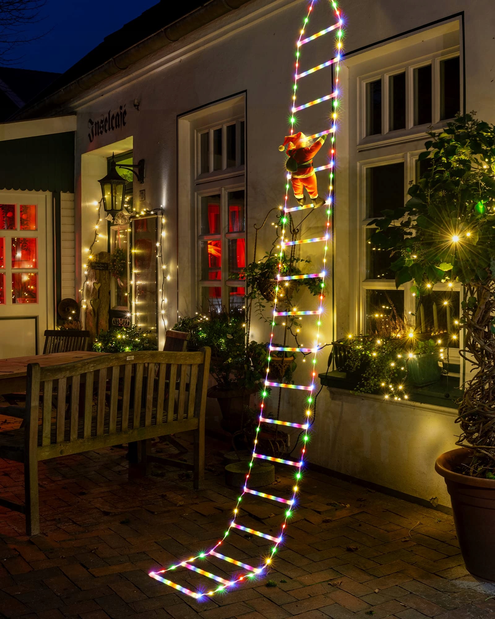 GEEMOO Kerstlichtketting 3m 8 Modi Timer Binnen