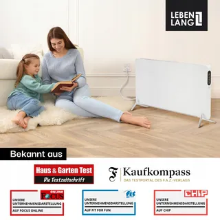 LEBENLANG Energiezuinige Elektrische Verwarming WiFi Afstandsbediening — miniatuur 6