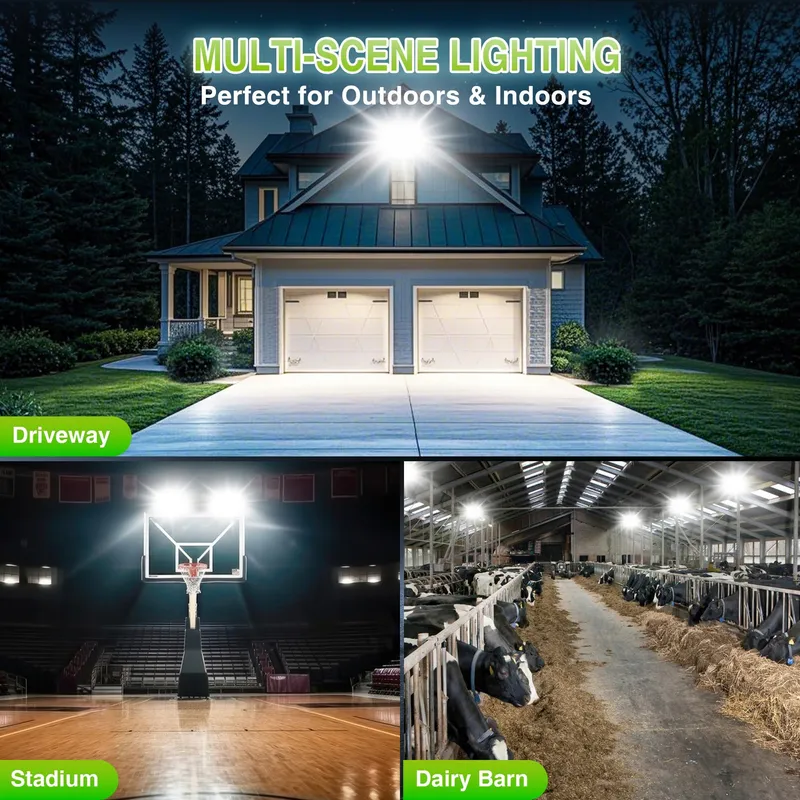 STASUN LED Schijnwerper 150W 15000lm IP66 Waterdicht 6000K — foto 5