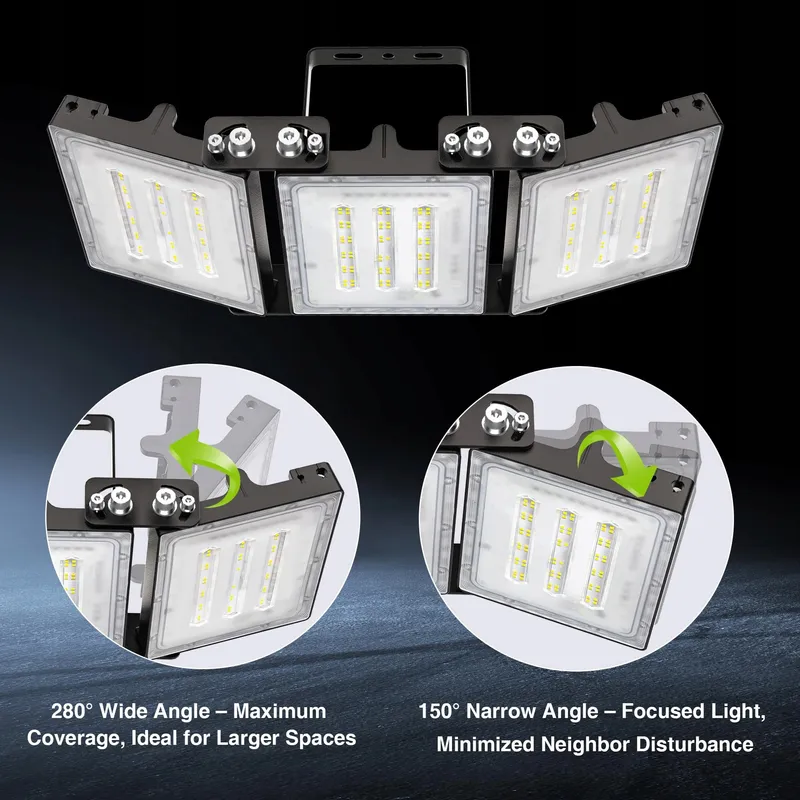 STASUN LED Schijnwerper 150W 15000lm IP66 Waterdicht 6000K — foto 2