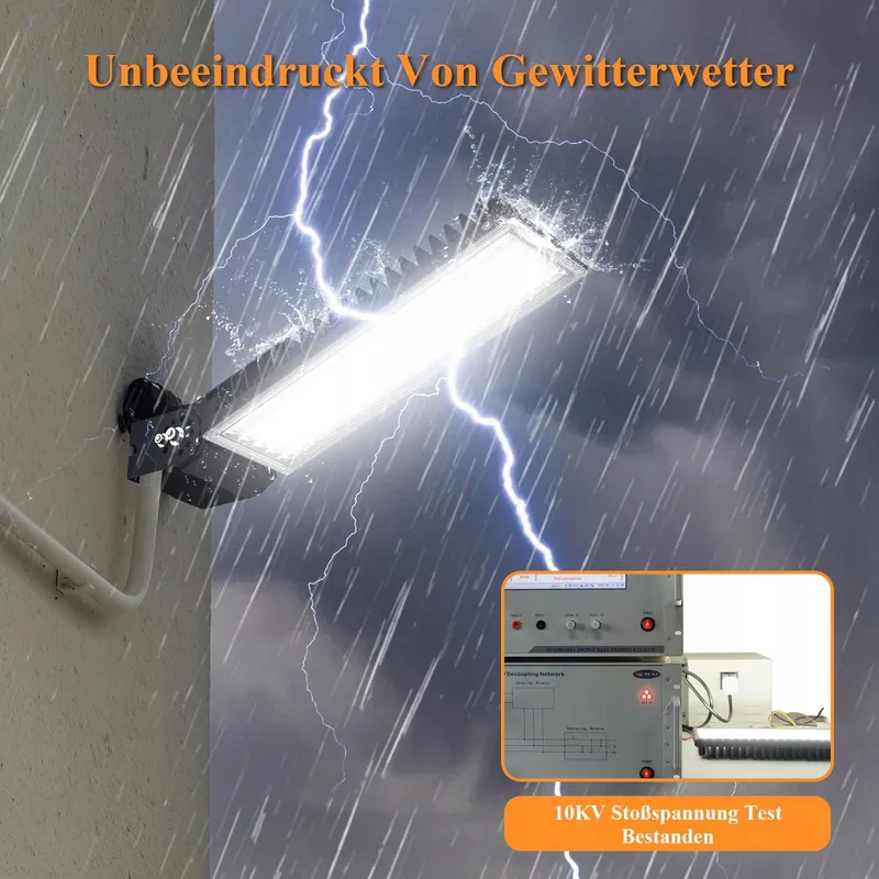 SUFUYA LED Straatlamp 100W 14000lm IP67 6500K Waterdicht — foto 5