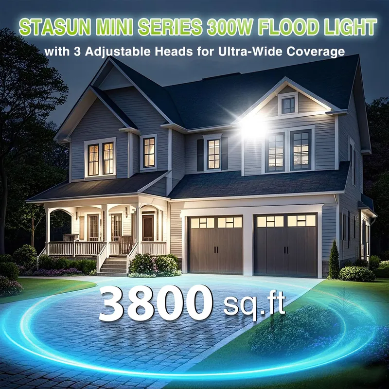 STASUN LED Schijnwerper 300W 30000lm 6000K IP66 Zwembad — foto 4
