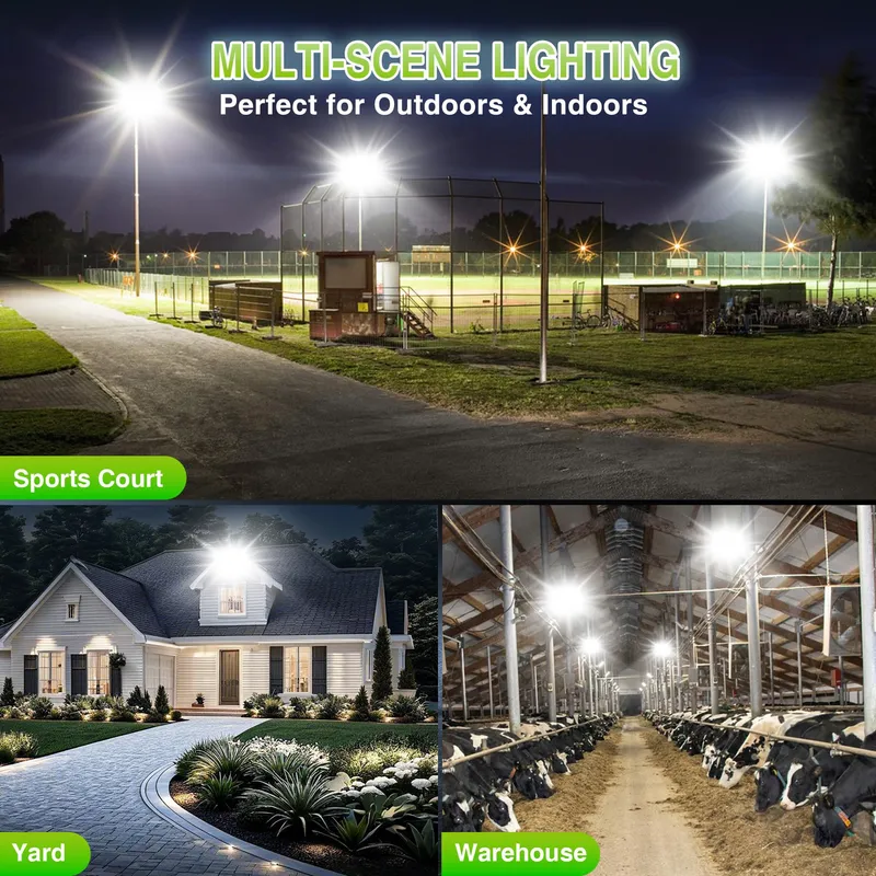 STASUN LED Schijnwerper 300W 30000lm 6000K IP66 Zwembad — foto 5