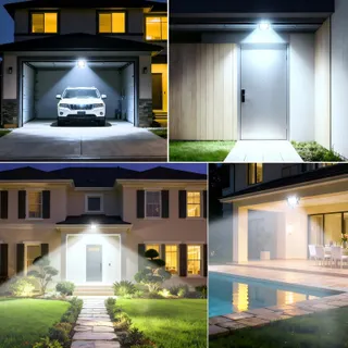 INDMIRD LED Schijnwerper 30W Bewegingsmelder 3000lm IP67 2 Stuks — miniatuur 7