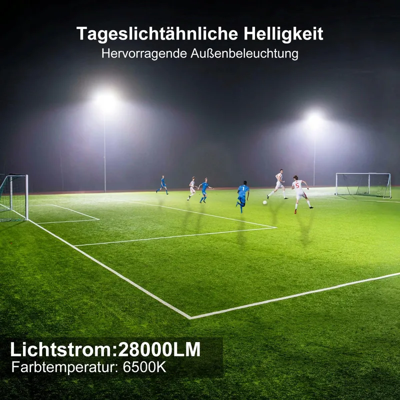 HOPEDAMAI LED Straatlamp 200W 28000lm 6500K IP67 230V Mast — foto 5