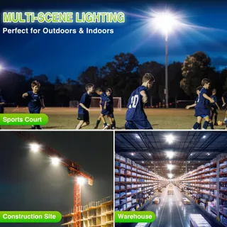 STASUN LED Schijnwerper 480W 40800lm 6000K IP66 Verstelbaar Stadion — miniatuur 5