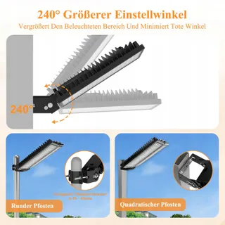 SUFUYA LED Buitenlamp Verstelbaar 2 Koppen 200W 28000lm IP67 — miniatuur 5