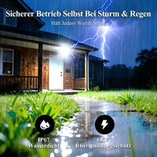 SUFUYA LED Schijnwerper Buiten Waterdicht Verstelbaar 50W 6500K IP67 — miniatuur 4
