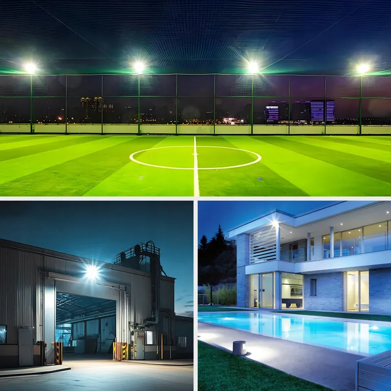 PSATFITO LED Schijnwerper 50W 5400LM IP66 6000K Garage 2 Stuks — foto 8