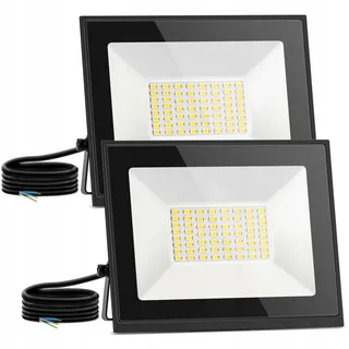 AIGOSTAR LED Schijnwerper 30W 2 Stuks 4000K IP65 Tuin Garage