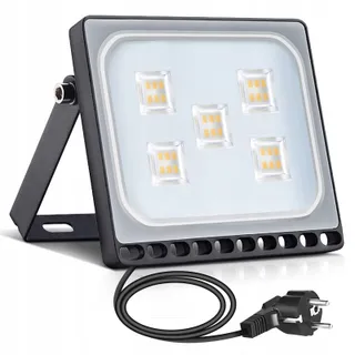 PAPASBOX LED Schijnwerper Warm IP65 Waterdicht Tuin Garage 30W — miniatuur 1