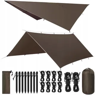 VOSOIR Tarp Waterdicht Licht Camping UV Bescherming 3x5M — miniatuur 1