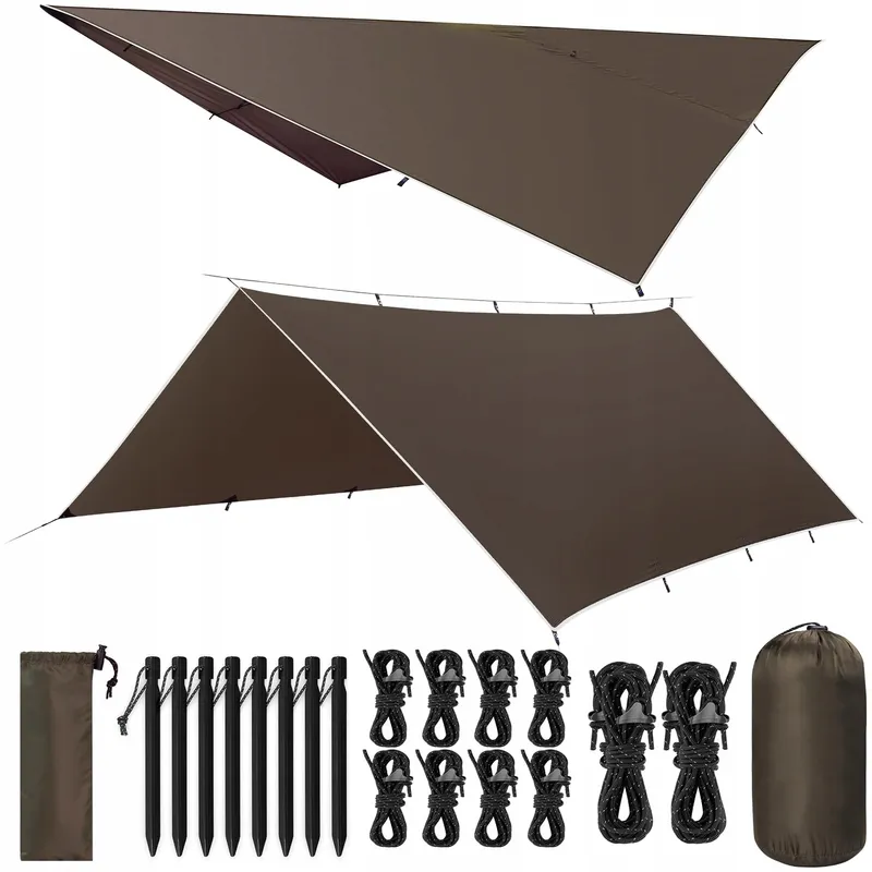 VOSOIR Tarp Waterdicht Licht Camping UV Bescherming 3x5M — foto 1