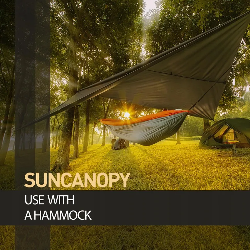VOSOIR Tarp Waterdicht Licht Camping UV Bescherming 3x5M — foto 6