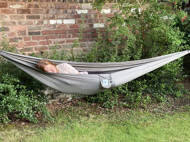 WILD EARTH Lichtgewicht Hangmat Eenpersoons Donkergrijs Nylon — foto 6