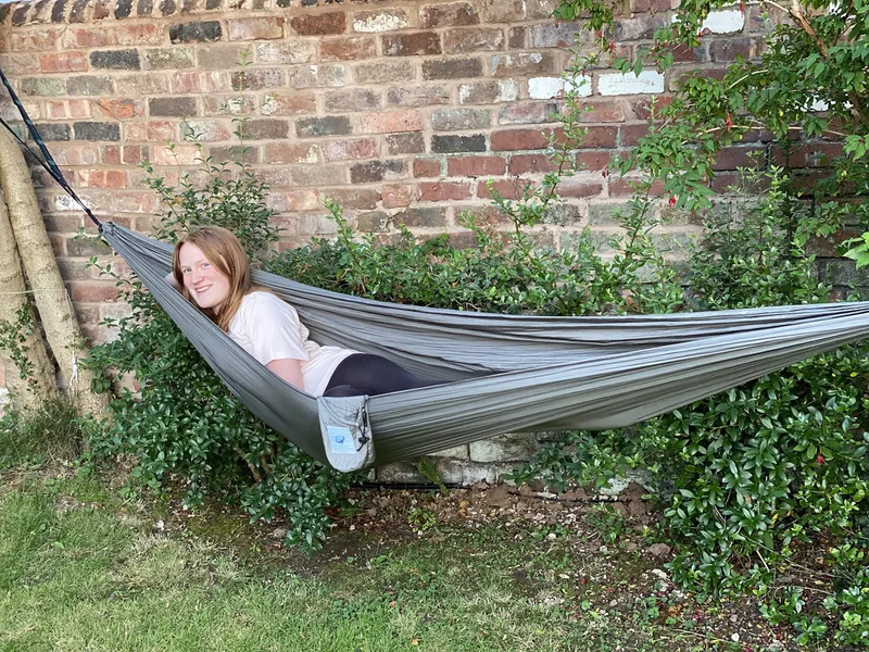 WILD EARTH Lichtgewicht Hangmat Eenpersoons Donkergrijs Nylon — foto 4