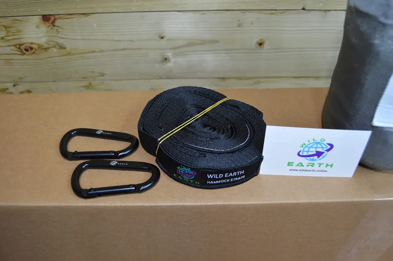 WILD EARTH Lichtgewicht Hangmat Eenpersoons Donkergrijs Nylon — foto 9