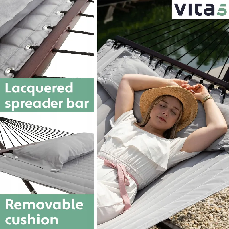 VITA5 Hangmatset 2 Personen 200kg met Standaard Tafel — foto 6