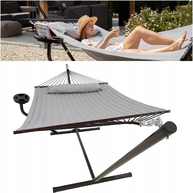 VITA5 Hangmatset 2 Personen 200kg met Standaard Tafel — foto 1