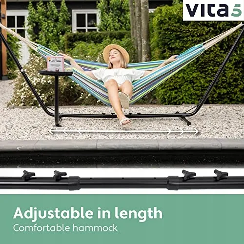 VITA5 Hangmat Set 2 Personen Tuin Interieur 200kg — foto 4