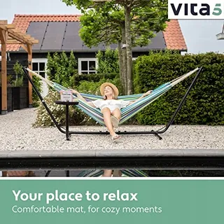 VITA5 Hangmat Set 2 Personen Tuin Interieur 200kg — miniatuur 7