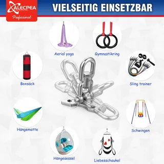 ALECPEA Plafondhaak 360° Schommels Bokszakken 450kg — miniatuur 4