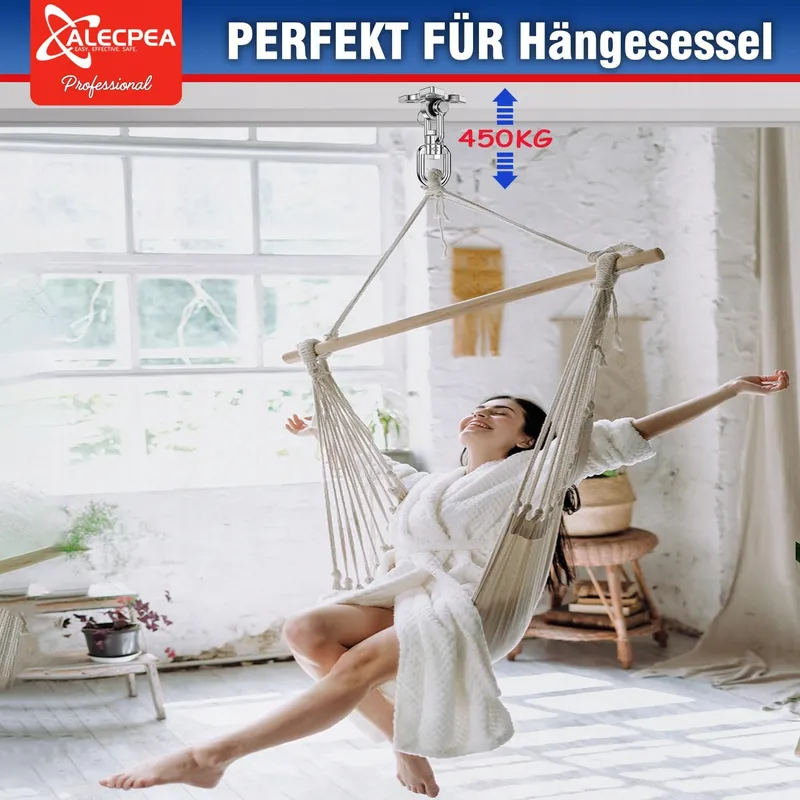 ALECPEA Plafondhaak 360° Schommels Bokszakken 450kg — foto 7