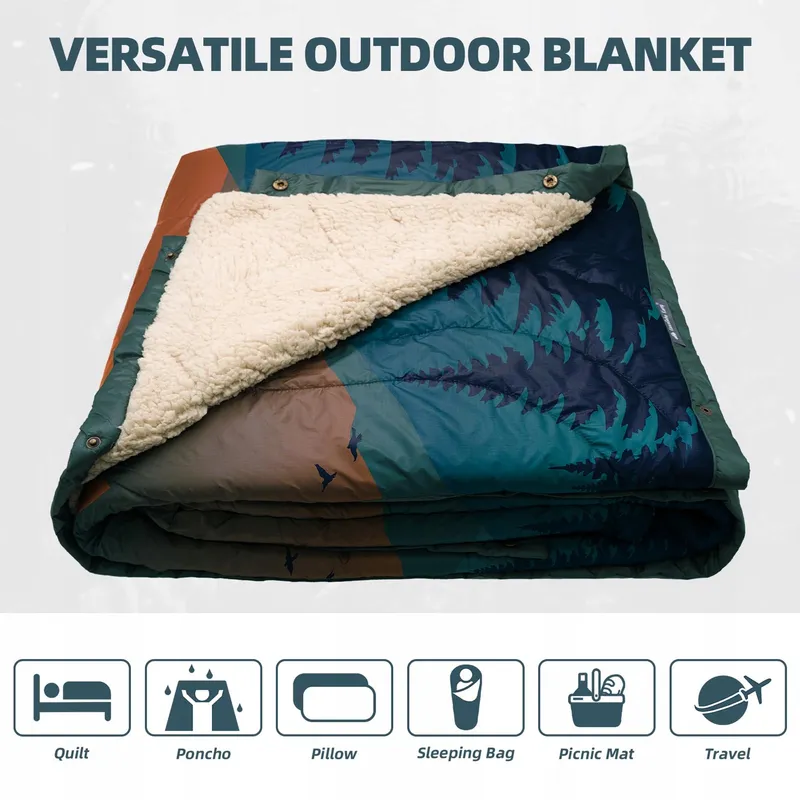 KAWAGEBO Campingdeken Outdoor Licht Waterafstotend Wandelen Reizen — foto 3